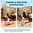 thumbnail image 5 of Interactive Dog Toys - 2025 Upgraded Motion Activated Balls for Medium/Large Dogs, Automatic Moving Dogs Toy Wicked Ball for Boredom, Interactive Dog Ball to Keep Them Busy(Pink), 5 of 14