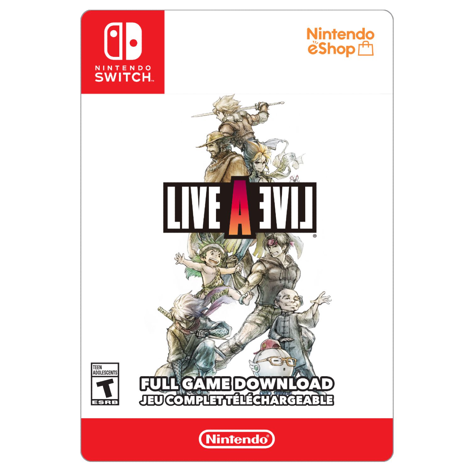 Nintendo Switch Live A Live 64.99 (Digital Code)