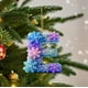 thumbnail image 4 of Colgante de árbol de Navidad con copo de nieve de acrílico | Adorno navideño 2D para mochila, espejo retrovisor del coche y decoración del hogar | Accesorio de decoración festiva, 4 of 6
