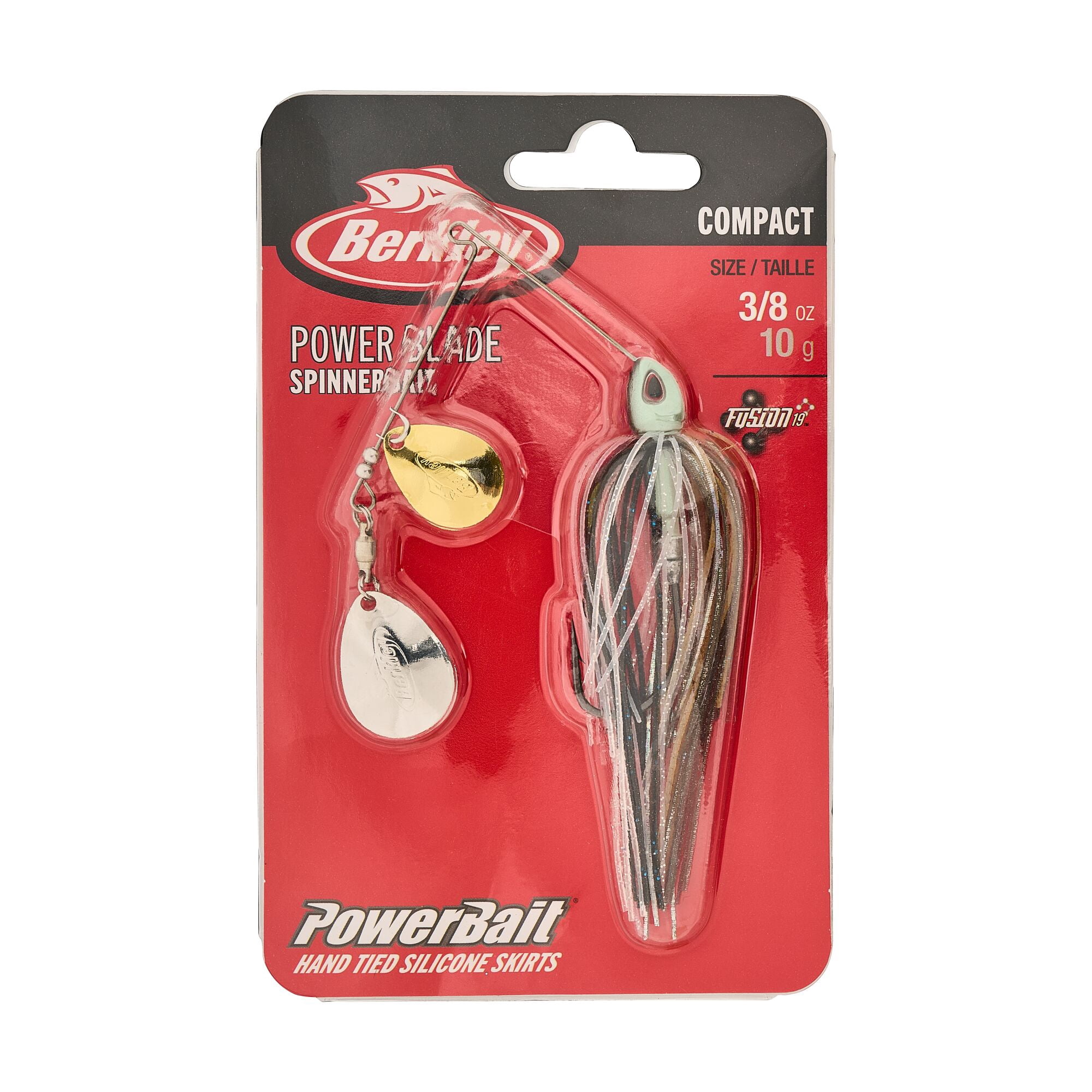 Berkley Power® Blade Compact, Spinnerbaits, Shad Spawn/Gold + Silver (1-count)