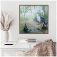thumbnail image 2 of Amanti Art Snowy Egrets in Wetlands Framed Canvas Wall Art Print, 2 of 6