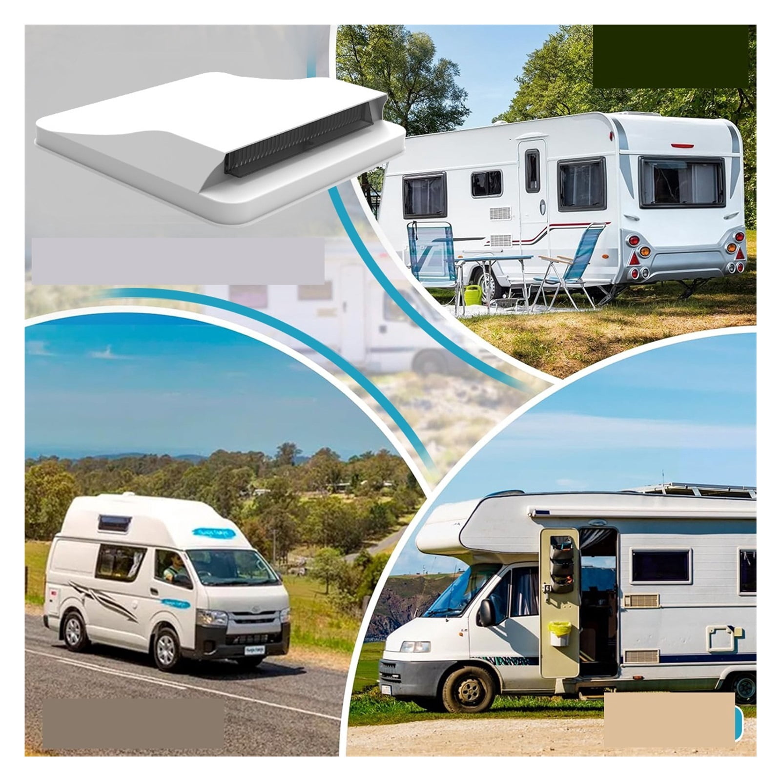 Premium RV Vent Hood Skylight Cover Air Vent - Must-Have Interior Replacement Parts for RV Trailer