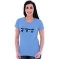 thumbnail image 5 of Man Woman Geek Geeky Cute Nerdy Gamer Women's T Shirt Ladies Tee Brisco Brands 2X, 5 of 6