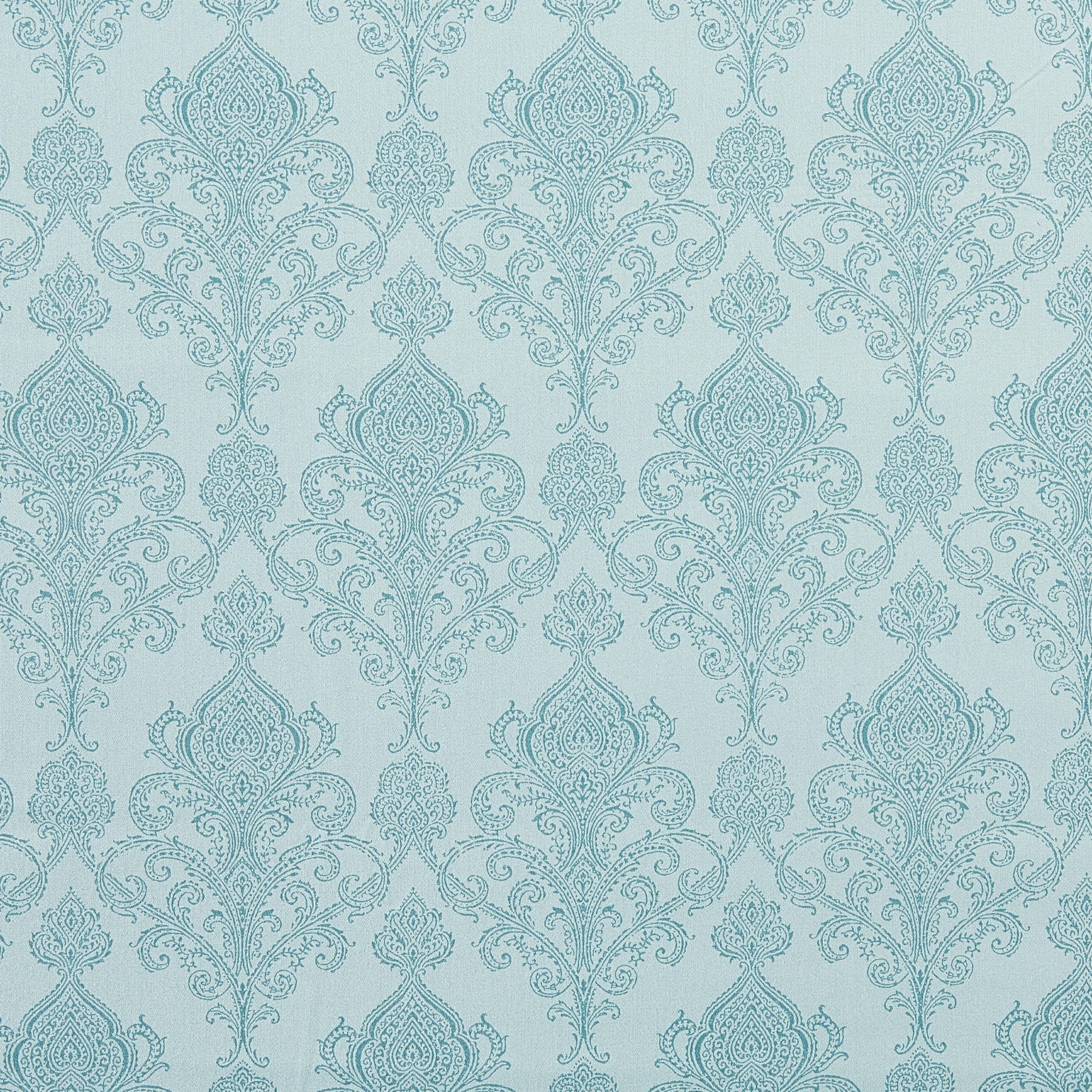 Hotel Style Luxury 4-Piece 600 Thread Count Teal Paisley Cotton Bed Sheet Set, Queen