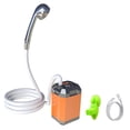 thumbnail image 2 of Ducha de Campamento Portátil para Acampar, Ducha Al Aire Libre Ajustable Con Detección de Temperatura Inteligente 4500MAH Batería Recargable Naranja, 2 of 6