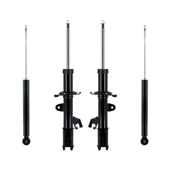 Front - Rear Set of 4 Bare Strut-Shock Absorber For 2015-2019 Nissan Versa Note