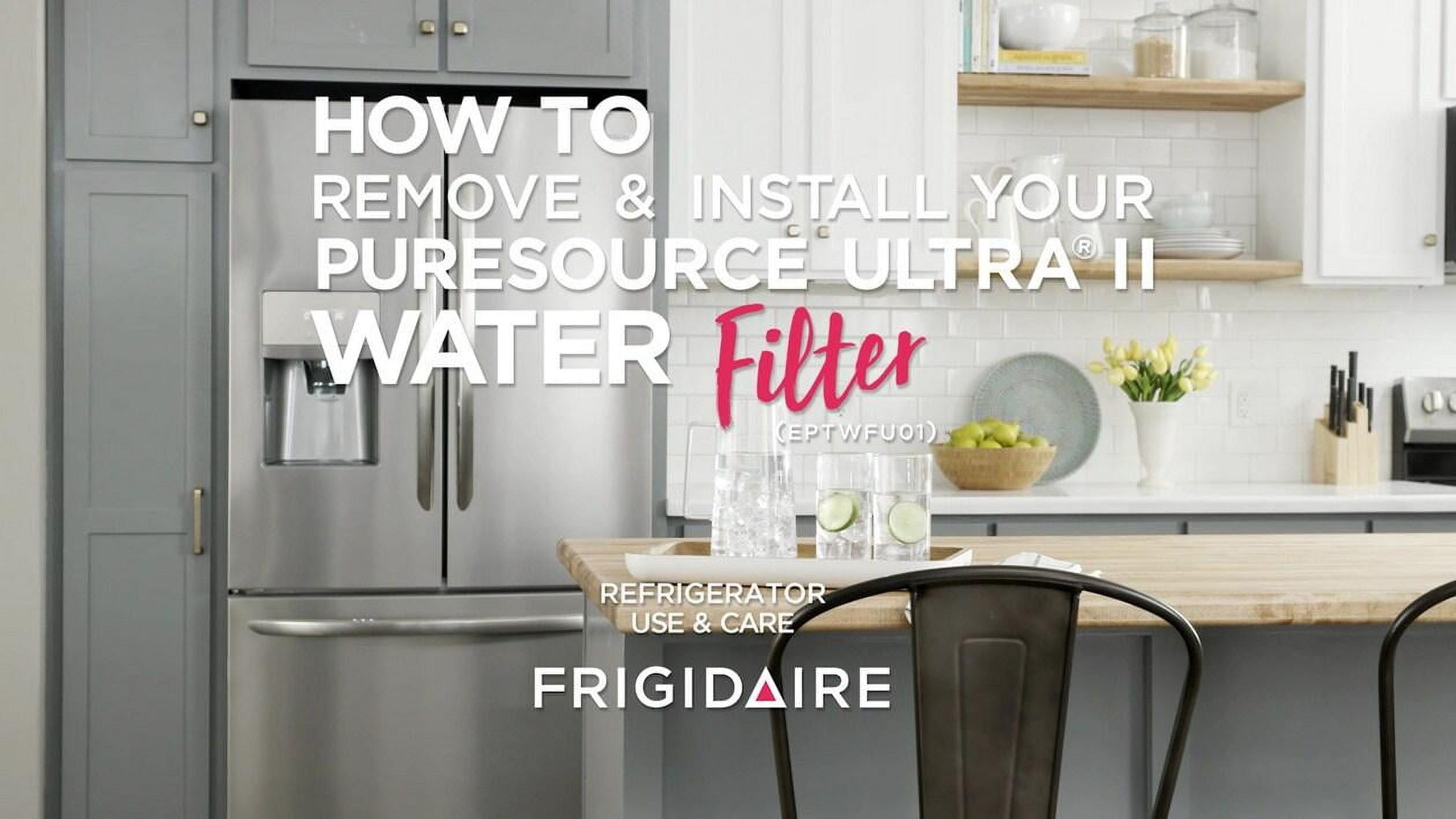 Frigidaire PureSource Ultra II Water Filter, EPTWFU01, Reduces 99% Contaminants