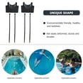 thumbnail image 6 of 2 Sets Pond Pool Supply Swimming Pipe Holder Strong Support Bracket Child Black, 6 of 8