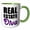 Green/White, variant on 3drose, Real Estate Diva Pink and Purple, 15oz Two-tone Black Mug