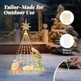 thumbnail image 4 of SalonMore 6Ft Lighted Christmas Nativity Set Outdoor Decor Nativity Decoration, 4 of 8