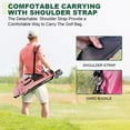 thumbnail image 3 of MAZEL Lightweight Golf Bag for Men – Easy to Carry Golf Clubs Bag with Shoulder Strap,Pitch n Putt Golf Stand Bag for Driving Range,Par 3 and Executive Courses - Fit Up to 8 Clubs, 3 of 7