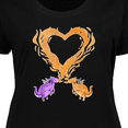 thumbnail image 4 of Inktastic Fire Heart Dragons Women's Plus Size T-Shirt, 4 of 5