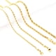 thumbnail image 1 of Cadenas de Color dorado ASON Inoxidable de 1-5mm, collar de cadenas de serpiente de acero inoxidable, joyería de cuerda torcida, accesorios de cadenas largas para mujeres Tan Jianjun unisex, 1 of 2