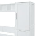 thumbnail image 5 of Newboti Furniture Full Size Murphy Bed Wall Bed with Closet and Drawers,White 32993, 5 of 17
