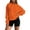 Orange, variant on UJNDER Women's Basic Pullover Hoodies for Women Soft Comfortable Long Sleeve All Season Black XXXXXL