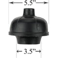 thumbnail image 1 of Rubber Toilet Plunger, Double Thrust Force Cup, Heavy Duty, Commercial Grade With Wood Handle, 1 of 3