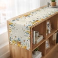 thumbnail image 6 of Table Runners 120 Inches Long Dress Scarves, Daisy Spring Floral Farmhouse Coffee/Dining/Kitchen Table Runner for Living Room, Farmhouse Botanical Green Leaves 13x120 Inch, 6 of 9