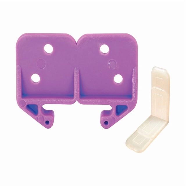 Drawer Track Guide Prime-Line, plástico, 2,25 cm, paquete de 2