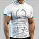 thumbnail image 2 of Men's Short-Sleeved Tight-Fitting Breathable Quick-Drying Clothes Fitness Sports Training Clothes Men's T-Shirts 2XL, 2 of 4