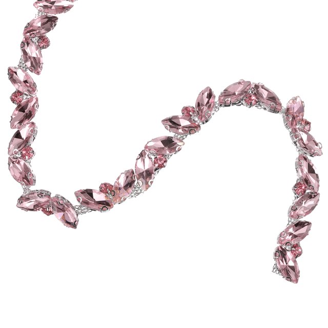 Cadena de Pedrería Unique Bargains 10mm Rosa 3 Yardas
