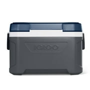 Igloo MaxCold 54 qt Hard Ice Chest Cooler, Blue Gray