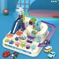 thumbnail image 2 of Train Toy Brain Game Kids Toys Gifts For Children With 4 Cars Big Adventure Boys Girls Racing Rail Car Model, 2 of 15
