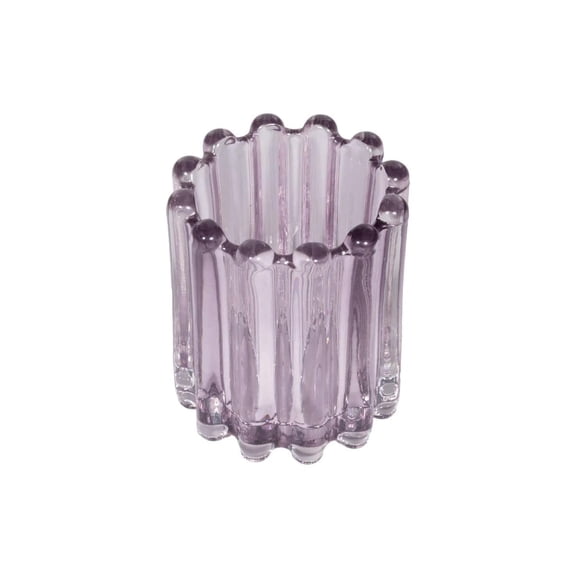Alice Lane Remi Reeded Votive - Plum
