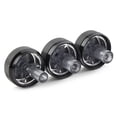 thumbnail image 4 of NS 3Pcs Switch Knob Heater Climate Control Button Dials Frame A/C for Mazda 2, Straight knobs, 4 of 5