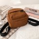thumbnail image 4 of Bolsa de hombro de pana de Color sólido para mujer, pequeños con cremallera para otoño e invierno Tmvgtek Para Estrenar, 4 of 9