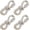 multicolor, variant on 4 Pcs Rhinestone Shoe Laces Rhinestone Diamond Hoodie String Bling Crystal Glitter Cords for Sneakers Sweatpants Boots Bags Accessories