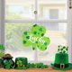thumbnail image 4 of Cartel Colgante de Madera para Día de San Patricio | Decoración para Fiesta en Casa del Festival Irlandés | Adorno de Pared Trébol Verde de la Suerte | 1 Pieza | 5.28x5.94 Pulgadas | Fácil de Colgar, 4 of 6