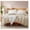 03 Beige Cream No Comforter, variant on KriKac Vanilla Yellow California King Duvet Cover Sets - Soft Double Brushed Cal King Duvet Cover, 3 Piece, with Button Closure, 1 Duvet Cover 104x98 inches and 2 Pillow Shams
