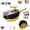 Yellow, variant on 12in Titanium Alloy Non-stick Pot with Lid with Steamer, Non-stick Titanium Alloy Frying Pan, Multi-Purpose Deep Saute Pan, for Kitchens and Picnics(purple)