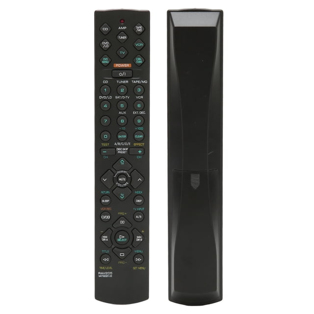 Replacement AV Remote Control for Yamaha RX-V396, RX-V396RDS, HTR-5230, HTR-5230RDS - RAV205 V473220US Model, ABS Material, Easy to Use, No Setup Required, Comfortable Grip (Batteries Not