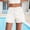 White, variant on Only Moment Women's Summer Sweat Shorts Polyester,Cotton Relaxed Fit Casual High Waist Pocketed Denim Shorts Black Jean Shorts Blue,XS