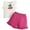 Girls Summer Outfits-Hot Pink, variant on TOWED22 Toddler Girl Clothes 1-8Y Summer Outfits Off Shoulder Flutter Sleeve Blouse & Denim Shorts 2Pcs Set(Hot Pink,18-24 M)