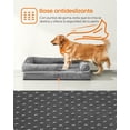 thumbnail image 3 of Cama Ortopédica para Perros Feandrea Gris Claro con Funda Extraíble y Lavable, 3 of 10