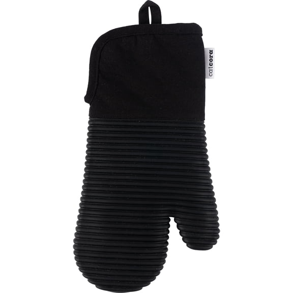 KAF Home Cat Cora Silicone Oven Mitt, Black