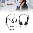 thumbnail image 5 of Yajisi Telephone Headset Volume Adjustment Microphone Mute USB Binaural Customer Service Headset, 5 of 9