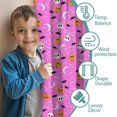 thumbnail image 3 of Blackout Kids Curtains,Pink Halloween Pattern Childrens Insulated Curtains Set Of 2,Bedroom Essentials,Toddler Room Decor 52x84in(132x213cm), 3 of 5