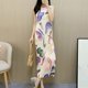thumbnail image 3 of Vestido de fiesta plisado para mujer, elegante, de lujo, informal, largo, midi, vestidos de noche de lujo, estilo Koeran 2023, ropa femenina, vestido de una pieza, 3 of 5