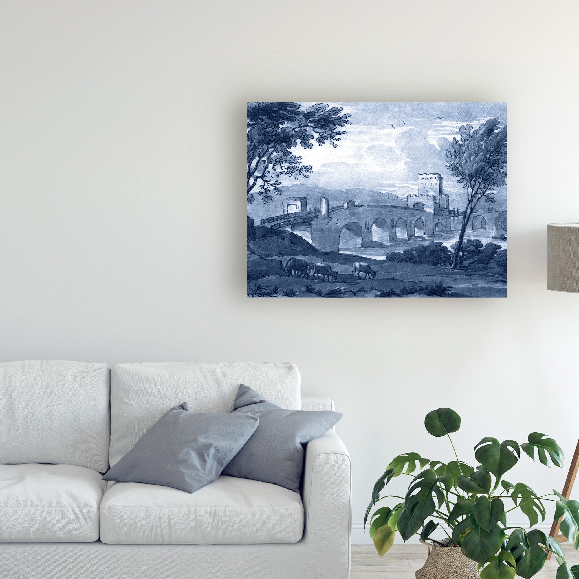 Trademark Fine Art 'UA CH Pastoral Toile III' Canvas Art by Claude Lorrain