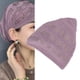 thumbnail image 4 of Gorro De Turbante Musulmán, Envoltura Elástica Para La Cabeza, Buena Elasticidad, Suave, Cómodo, Elegante, Brillante Para El Culto Para El Uso Diario OTVIAP Taro Púrpura, 4 of 8