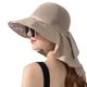 thumbnail image 1 of Sombrero de sol enrollable UPF 50+ para mujer y hombre, ala ancha, sombrero de jardinería con solapa para el cuello, 1 of 6