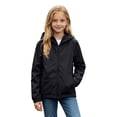thumbnail image 5 of Boy's Lightweight Jacket UPF 50+ Waterproof Windbreaker Zip up Hoodie Packable Softshell Jacket for Travel​ Hiking 2 PCS Coat, 5 of 8