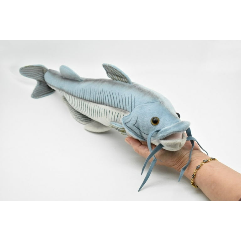 CABIN CRITTERS BLUE CATFISH PLUSH STUFFED CUTE FISH MULTIPLE SIZES 10 or 17 17 INCHES