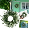 thumbnail image 2 of Olive Fruit Wreath Porch Decoration Front Door Outdoor Hanging Wreath Decor 45cm/17.72 Inch, 2 of 7