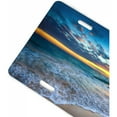 thumbnail image 3 of License Plate Sunrise Over The Beach Decorative Car Front License Plate,Vanity Tag,Metal Car Plate,Aluminum Novelty License Plate for Men/Women/Boy/Girls Car,6 X 12inch, 3 of 10