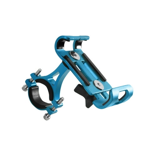 - Mountain Bicycle MTB Aluminum Alloy Phone Holder Motorcycle Cellphone Handlebar Mount Cradle Adjustable 360° Rotatable Bike Smartphones Bracket