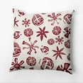 thumbnail image 3 of Simply Daisy Fossil Formation Outdoor Pillow, Orange, 16 in x 16 in, 3 of 5
